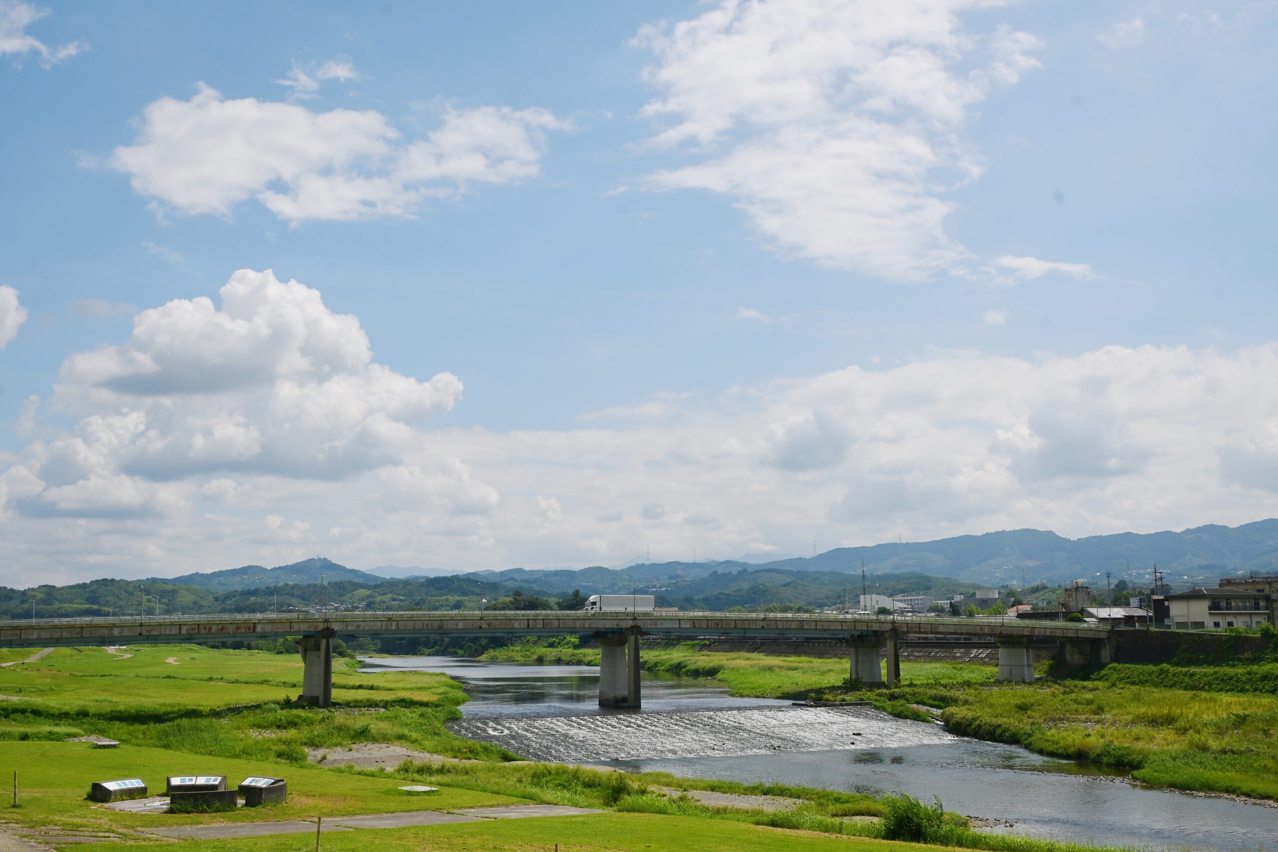余韻 吉野川の朝