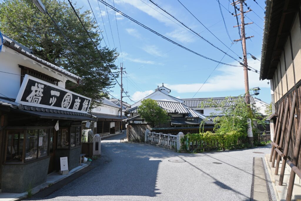 奈良県五條市 新町通り入り口